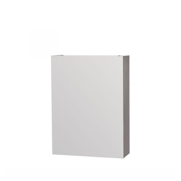 Remarkable 450 Bevel Edge Mirror Cabinet - White/Black