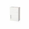 Remarkable 500 Wall Hung Vanity - White/Black/Royal Oak