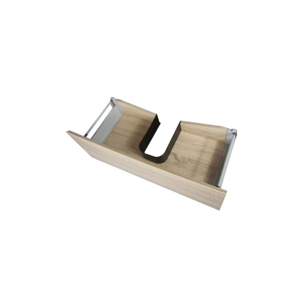 OJOS 900 Slim Floor Standing Vanity - White/Black/Beige Grain/Caramel Mocha/Royal Oak - Image 4
