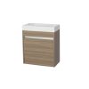 Key 500 Wall Hung Vanity - Dark Oak