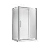 Milford 1200X800 Corner Single Sliding Door Square Shower in Chrome