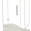 Milford 1000X1000 Corner Frameless Swing door Square Shower - Chrome - Image 2