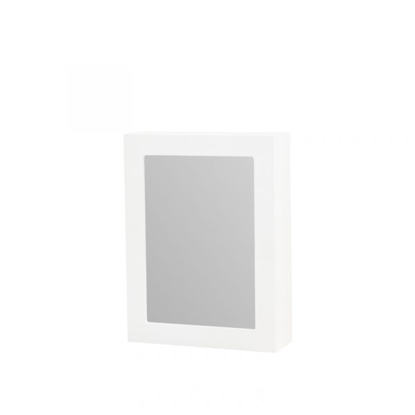 Renwick 450 White Frame Mirror Cabinet