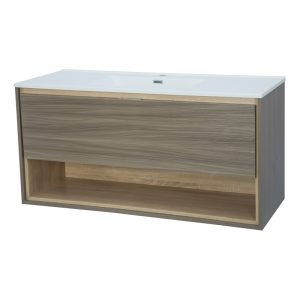 Key 1200 Wall Hung Vanity - Dark Oak