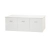 Micra 1200 Wall Hung Vanity - White/Black