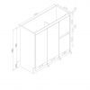 Remarkable 900 Slim Floor Standing Vanity - Image 2