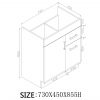 Remarkable 750 Floor Standing Vanity - Image 3