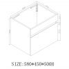 Remarkable 600 Single Drawer Wall Hung Vanity - White - Image 3