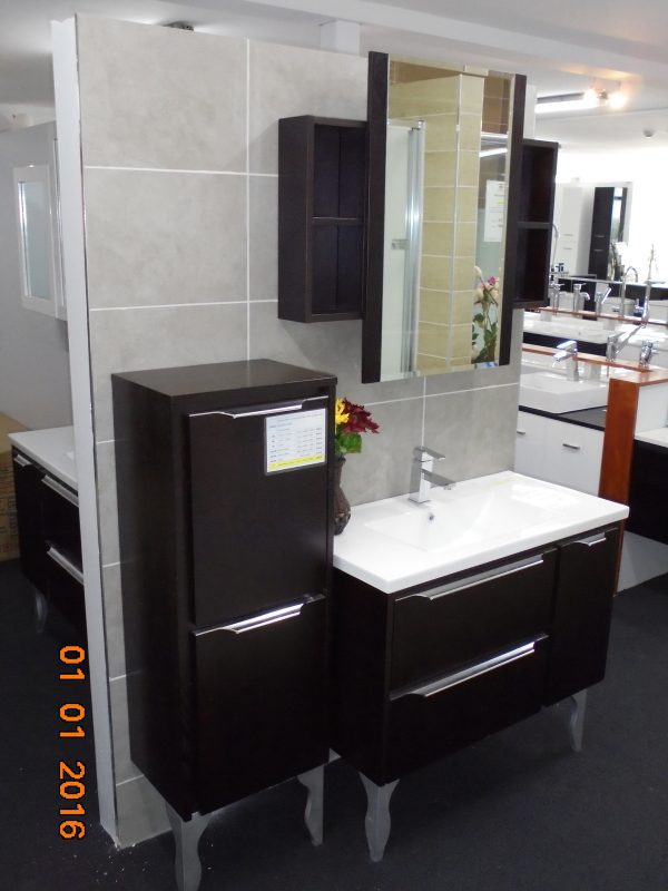 Wanaka 750 Coffee Red Wall Hung Vanity - Image 2