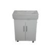 Remarkable 600 Double Doors Slim Floor Standing Vanity - Image 2