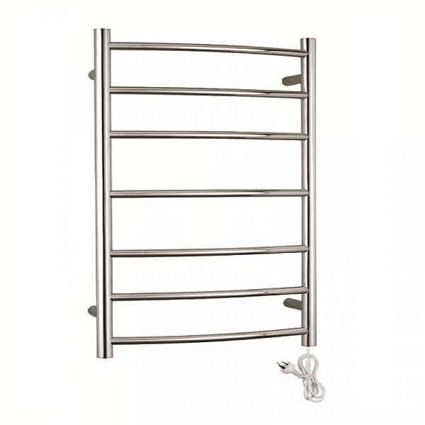 Renwick Slim 7 Curved Round Bars Heated Towel Rails