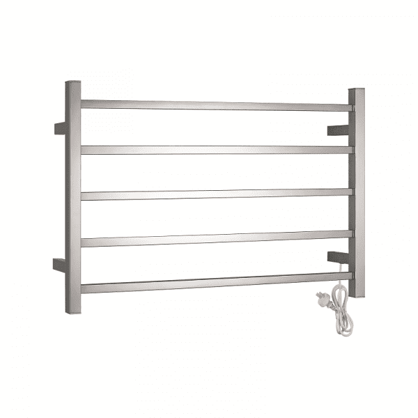 Remarkable 5 Square Bars Heated Towel Rails