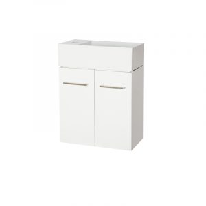 Remarkable 480 Wall Hung Vanity - White/Black