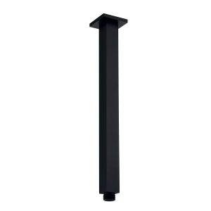 300mm Matte Black Shower Arm (Celling Model)