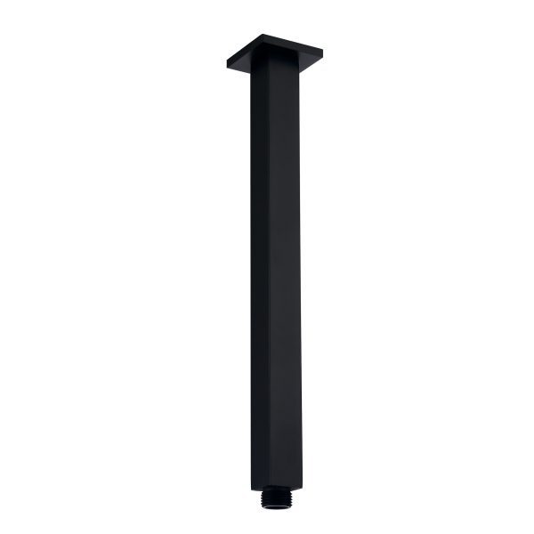 300mm Matte Black Shower Arm (Celling Model)