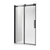 Remarkable 1200X800 Alcove Frameless Shower Matt Black
