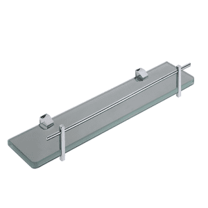 Remarkable Square Glass Shelf 60cm