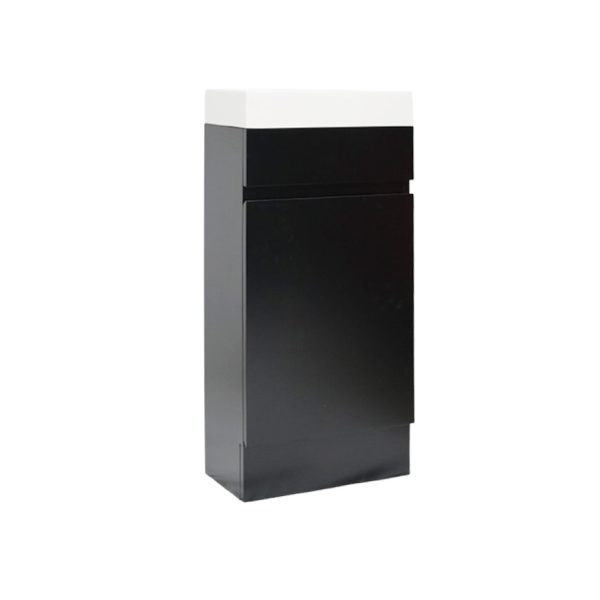 Remarkable 400 Floor Standing Vanity - White/Black/Royal Oak - Image 6