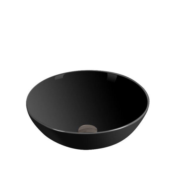 Wanaka 601 Ceramic Counter-top Basin Matt Black