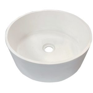 Micra Solid Surface Stone Round Counter Top Basin 390