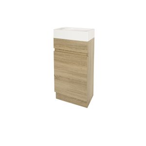 Wanaka 400 Floor Standing Vanity-Beige Grain/Caramel Mocha