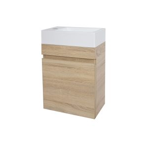 Wanaka 400 Wall Hung Vanity-Beige Grain/Caramel Mocha