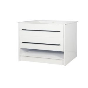 Key II 1200mm 2Dr  Floorstanding Plywood Vanity - White/Royal Oak