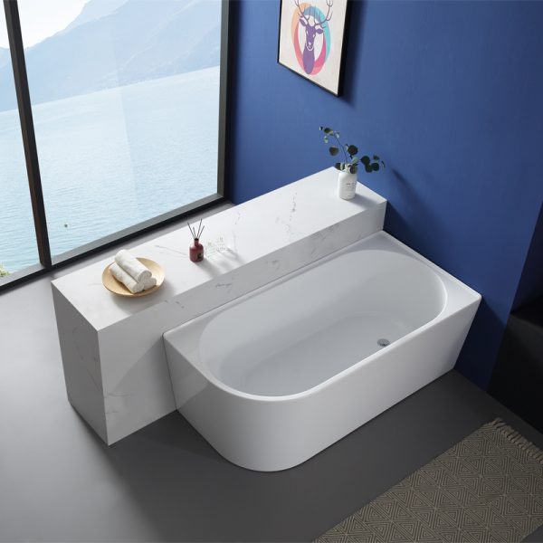 Cape II 1500 Back To Wall Freestanding Bath (Left-Hand direction) - Image 3