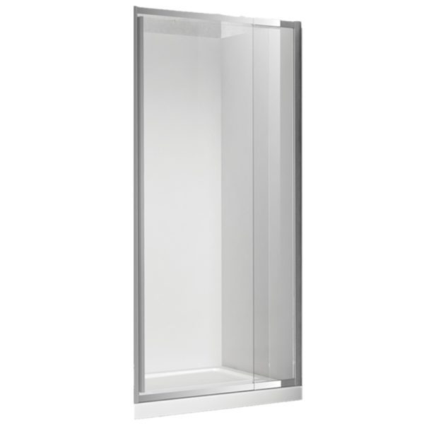 Milford 800X900 / 900X800 Alcove Pivot Door Shower in Chrome - Image 2
