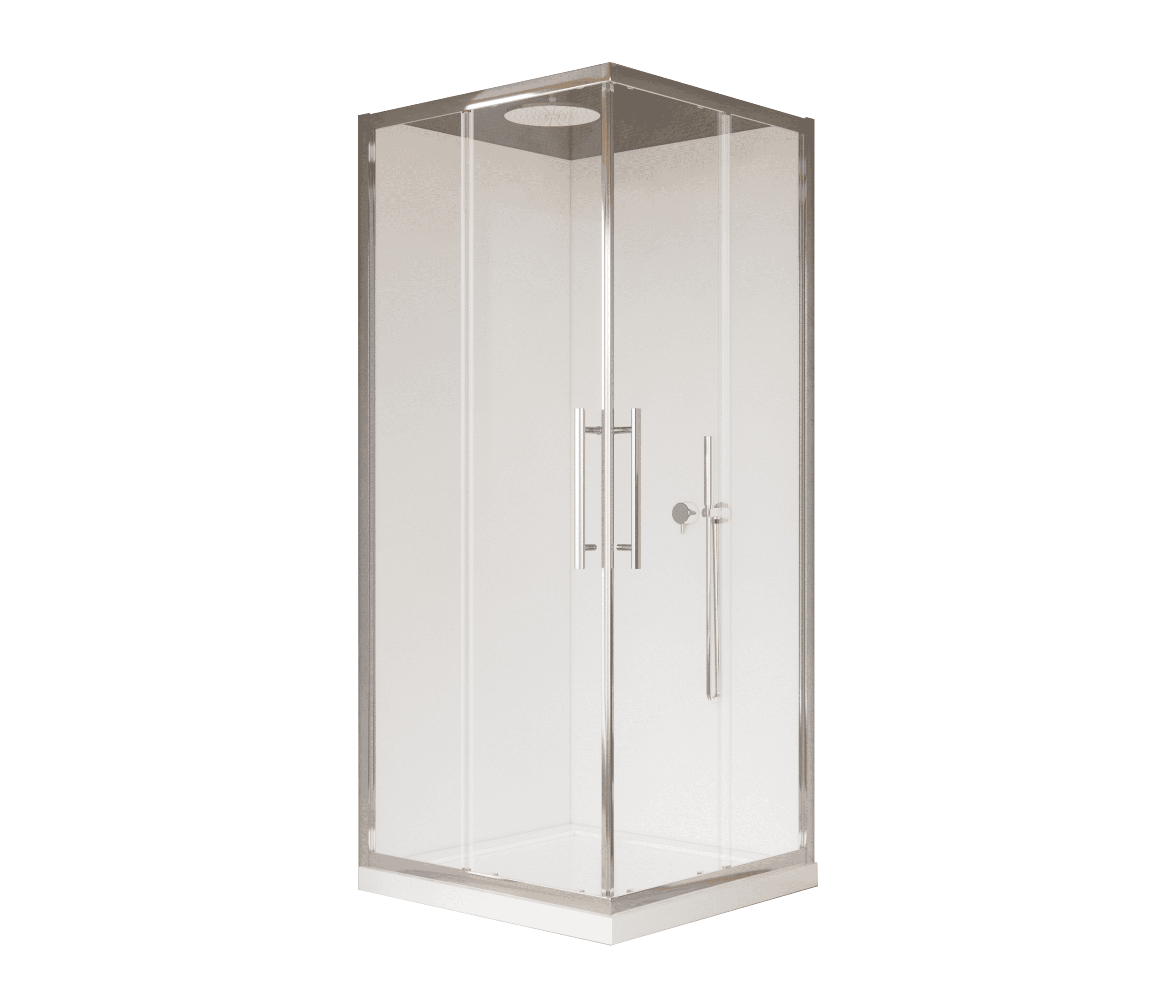 Milford 900 Corner Double Sliding Doors Square Shower-extra high