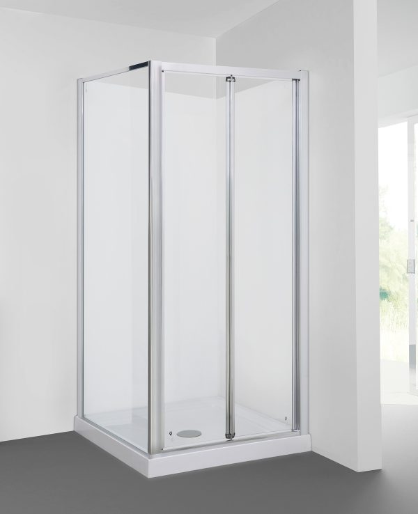 Milford 800 Corner Bi-ford Door Square Shower - Extra High - Image 2