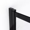 Coromandel 1000x1500 Sliding Door Bath Screen in Matt Black - Image 3