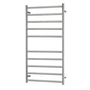 Renwick 10 Straight Round Bars Heated Towel Rails