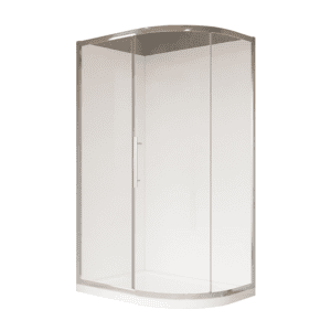 Coromandel 1000X800 Corner Single Sliding Door Round Shower in Chrome (Left/Right) - Extra High