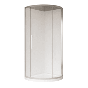 Coromandel 940X940 Corner Single Sliding Door Round Shower in Chrome Extra Height