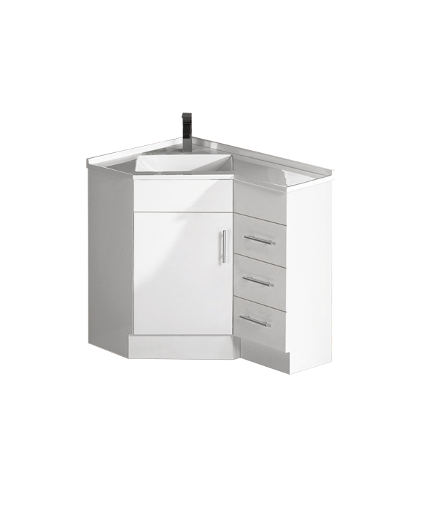 Remarkable 6090 Corner Vanity