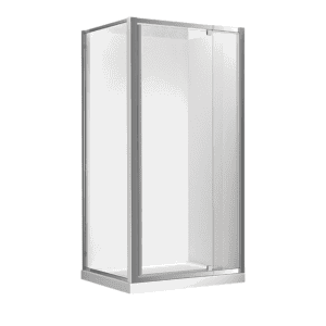 Milford 800X900 / 900X800 Corner Pivot Door Shower in Chrome