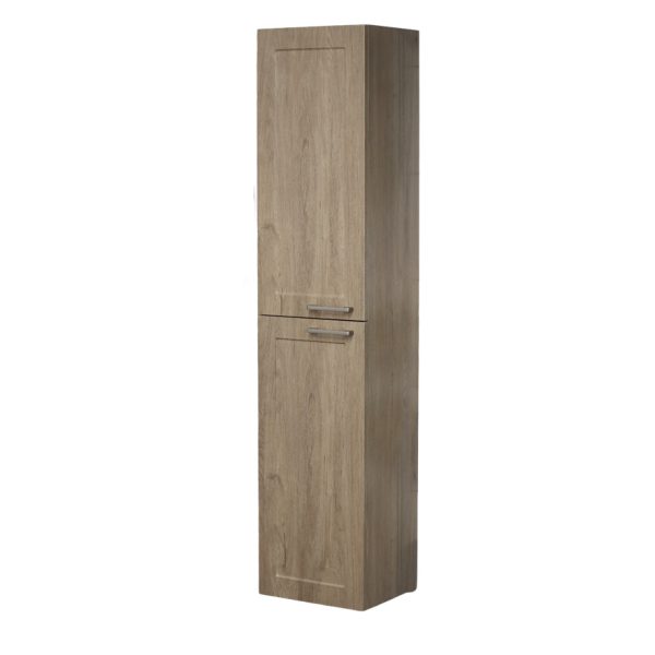 Florence Oak Wooden Range Bathroom Tall Cabinet
