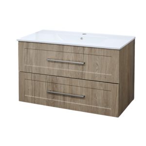 Florence Oak Wooden Range 900mm Vanity