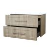 Florence Oak Wooden Range 900mm Vanity - Image 3