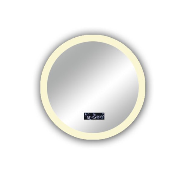 Mihi 696mm Round Frame Led Lighting Mirror with Demister