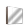 Wanaka 900mm Plywood LED Mirror Cabinet-Beige Grain/Caramel Mocha - Image 2