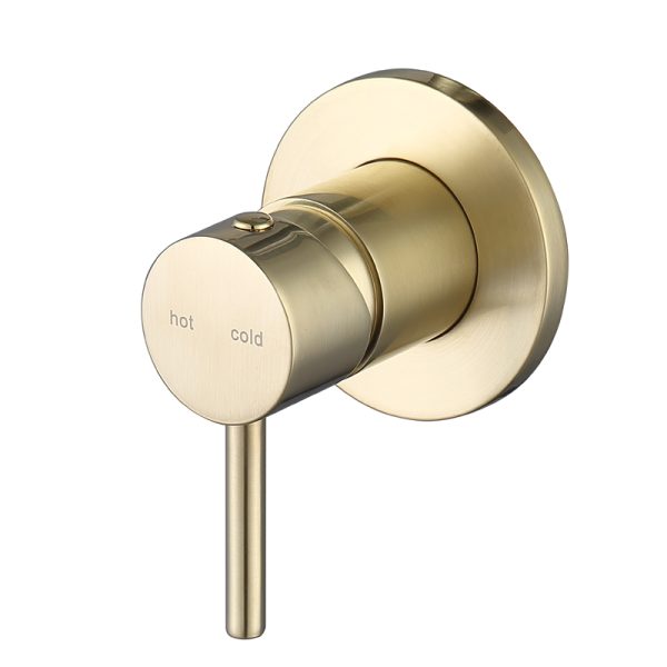 Coromandel Round Shower Mixer in PVD Brushed Gold