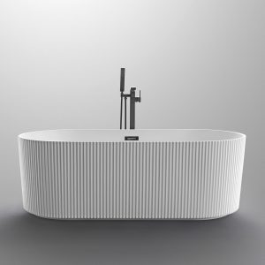 Blanc II In-Line 1500mm Oval Freestanding Bath
