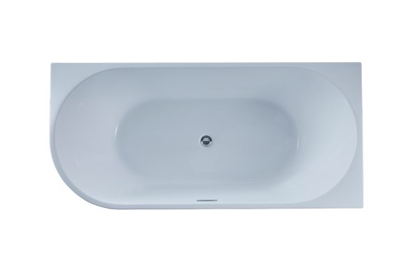 Cape 1500mm Back To Wall Freestanding Bath (Left-Hand direction)