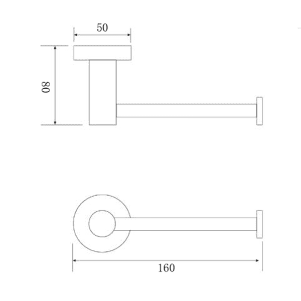 Coromandel Toilet Roll Holder in Brushed Nickel - Image 2