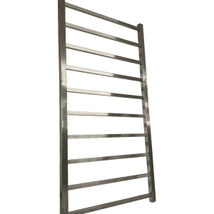Remarkable 10 Brushed Nickel Square Bars Heated Towel Rails