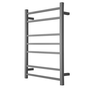 Remarkable 7 Square Bars Heated Towel Rails in Brushed Gunmetal (Copy)