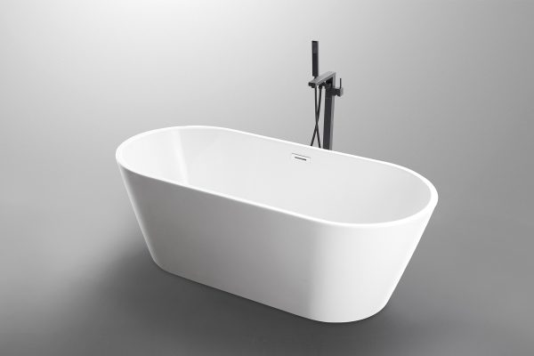 Blanc II 1700mm Oval Freestanding Bath - Image 3