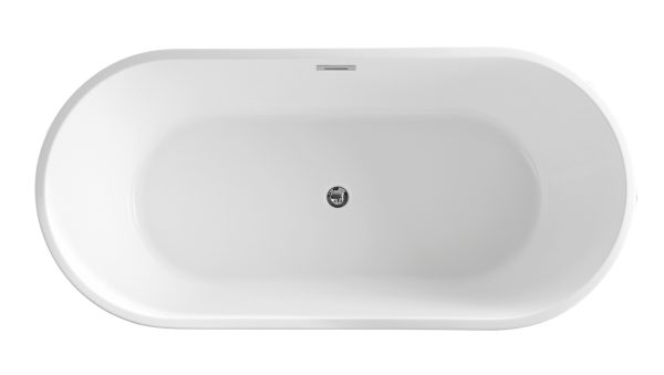 Blanc II 1700mm Oval Freestanding Bath - Image 2